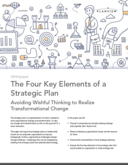 The Four Key Elements of a Strategic Plan