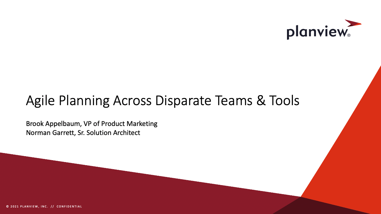 Agile Planning Across Disparate Teams And Tools