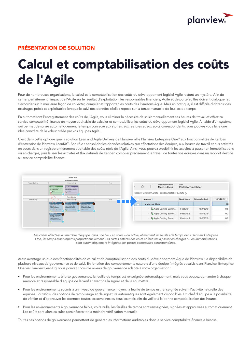 Calcul et comptabilisation des coûts de l'Agile