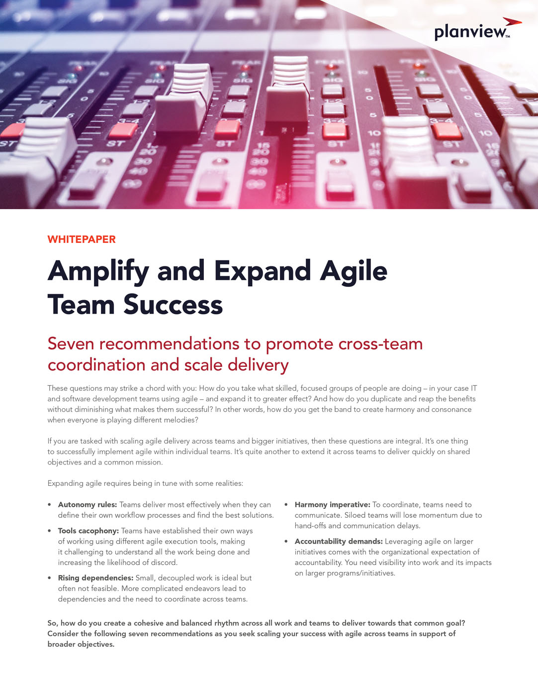 Amplify and Expand Agile Team Success