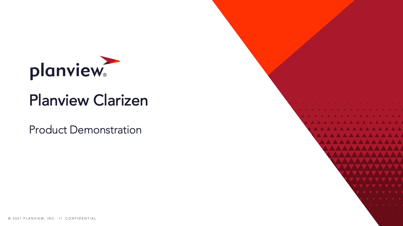 Planview Clarizen Product Demonstration