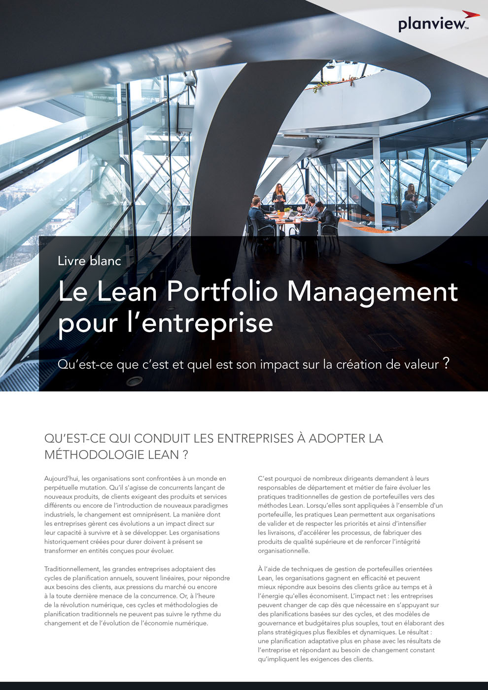 Le Lean Portfolio Management pour l'entreprise