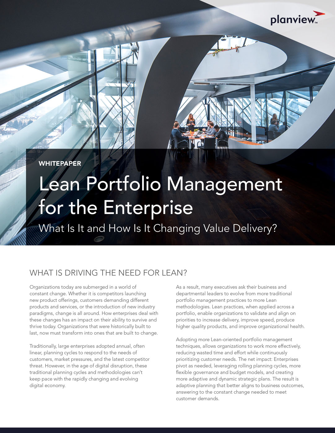 Lean Portfolio Management for the Enterprise