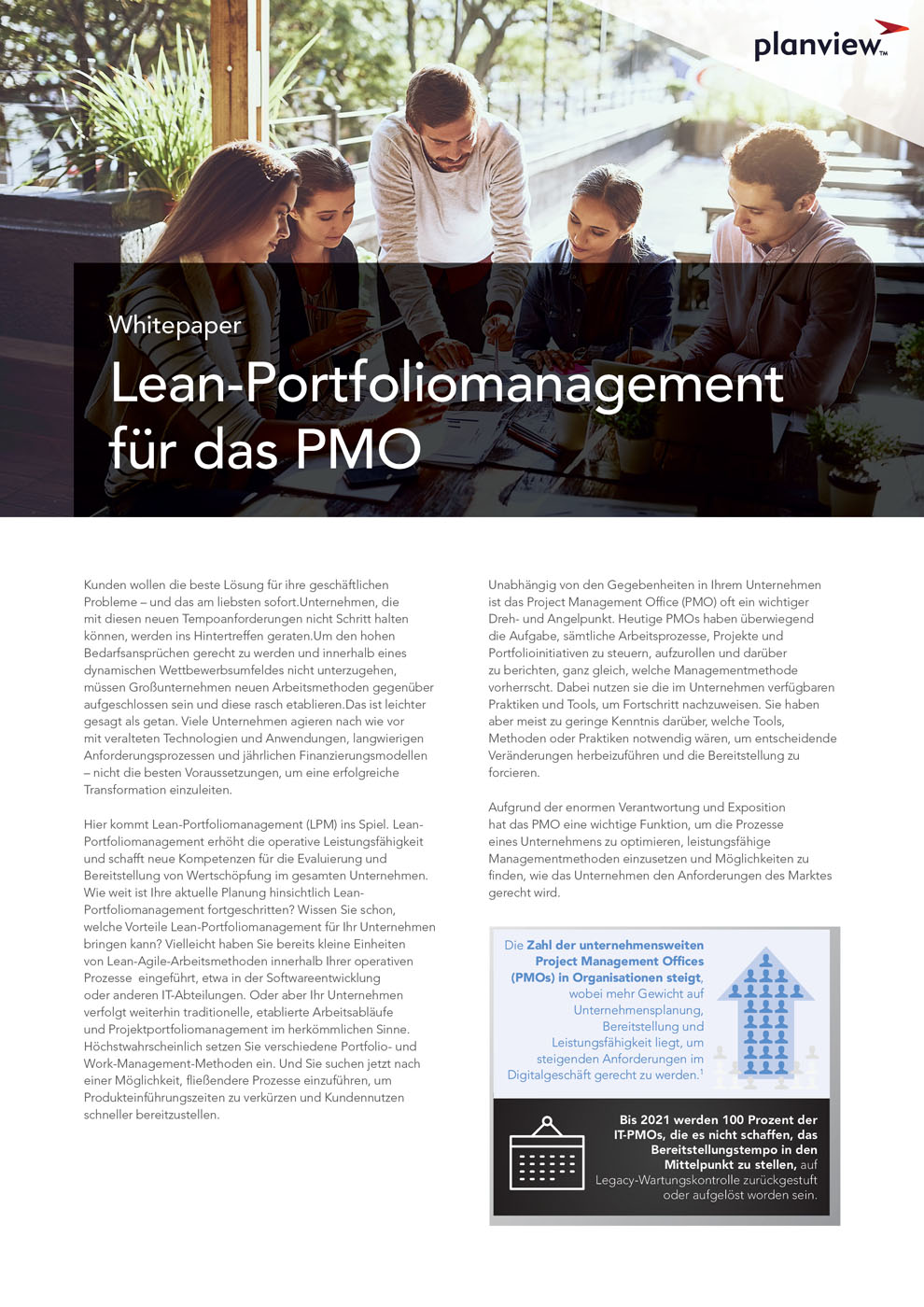 Lean-Portfoliomanagement für das PMO