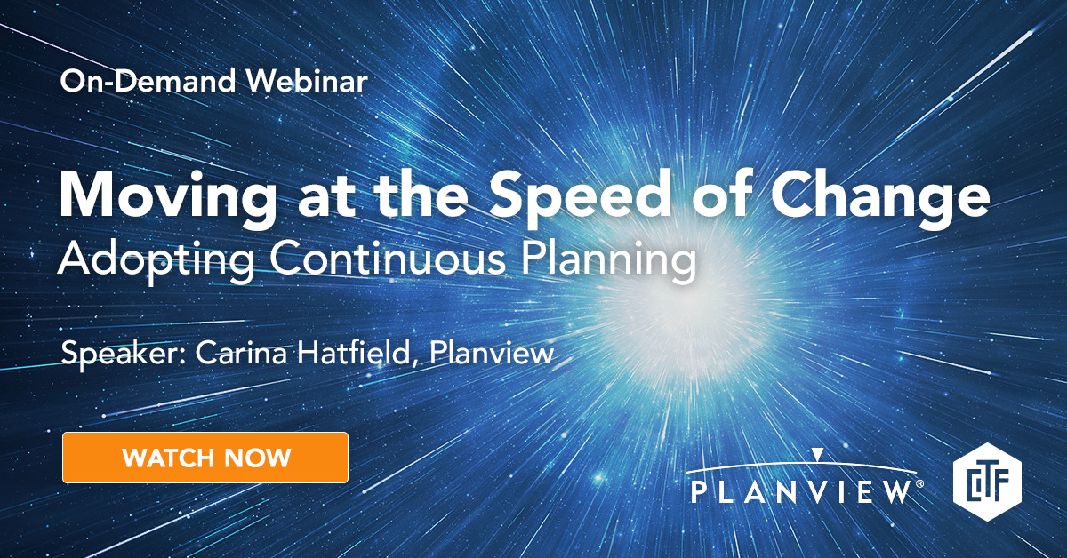Moving at the Speed of Change: Adopting Continuous Planning