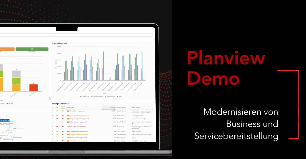 Professional-Services-Automation-Lösung von Planview