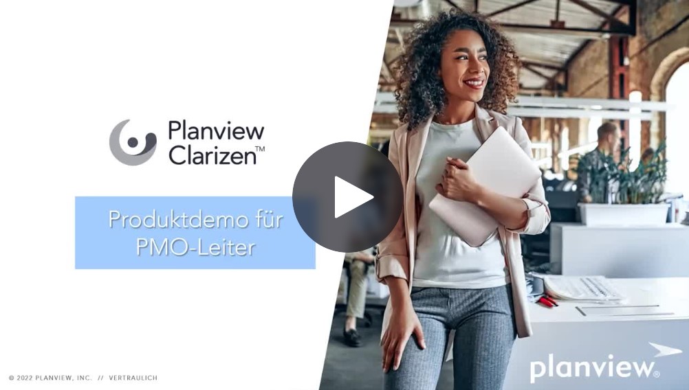 Planview Clarizen Produktdemo für den PMO-Leiter
