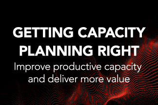 Getting Capacity Planning Right