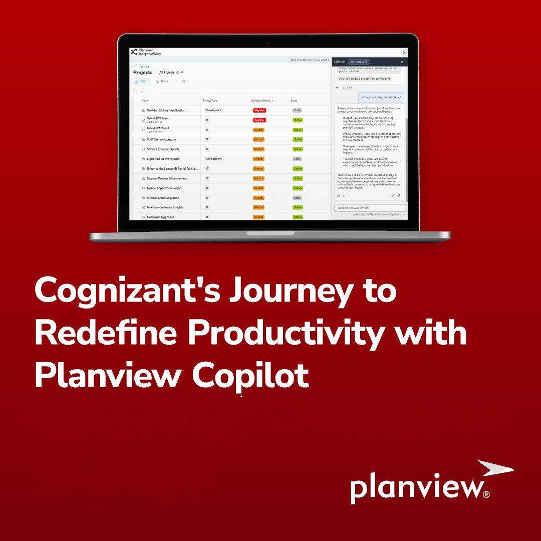 Cognizant's Journey to Redefine Productivity with Planview Copilot