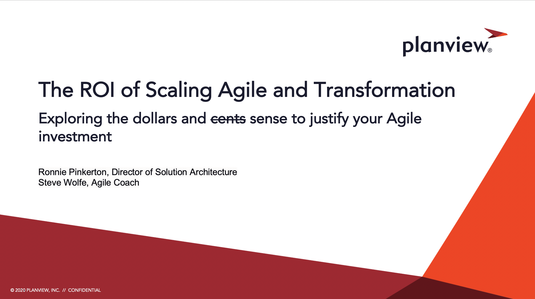 The ROI of Agile Scaling and Transformation