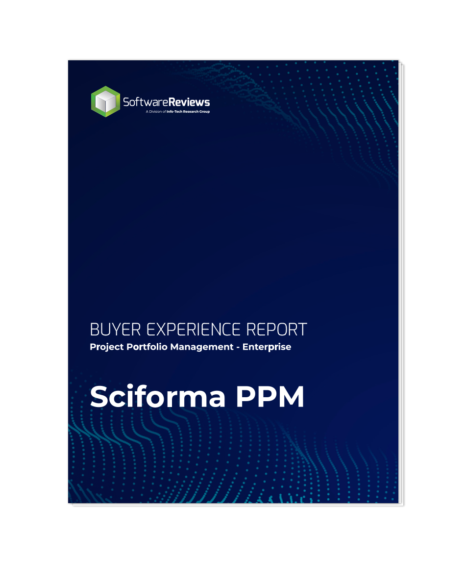Sciforma Named a Top EPPM Software by Users and SoftwareReviews