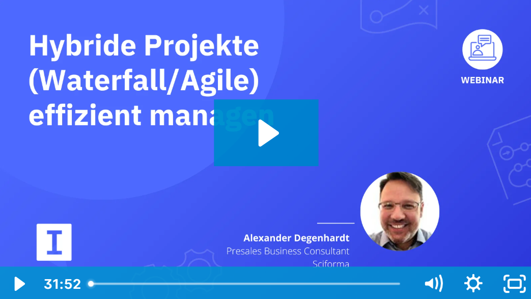 Hybride Projekte (Waterfall/Agile) effizient managen