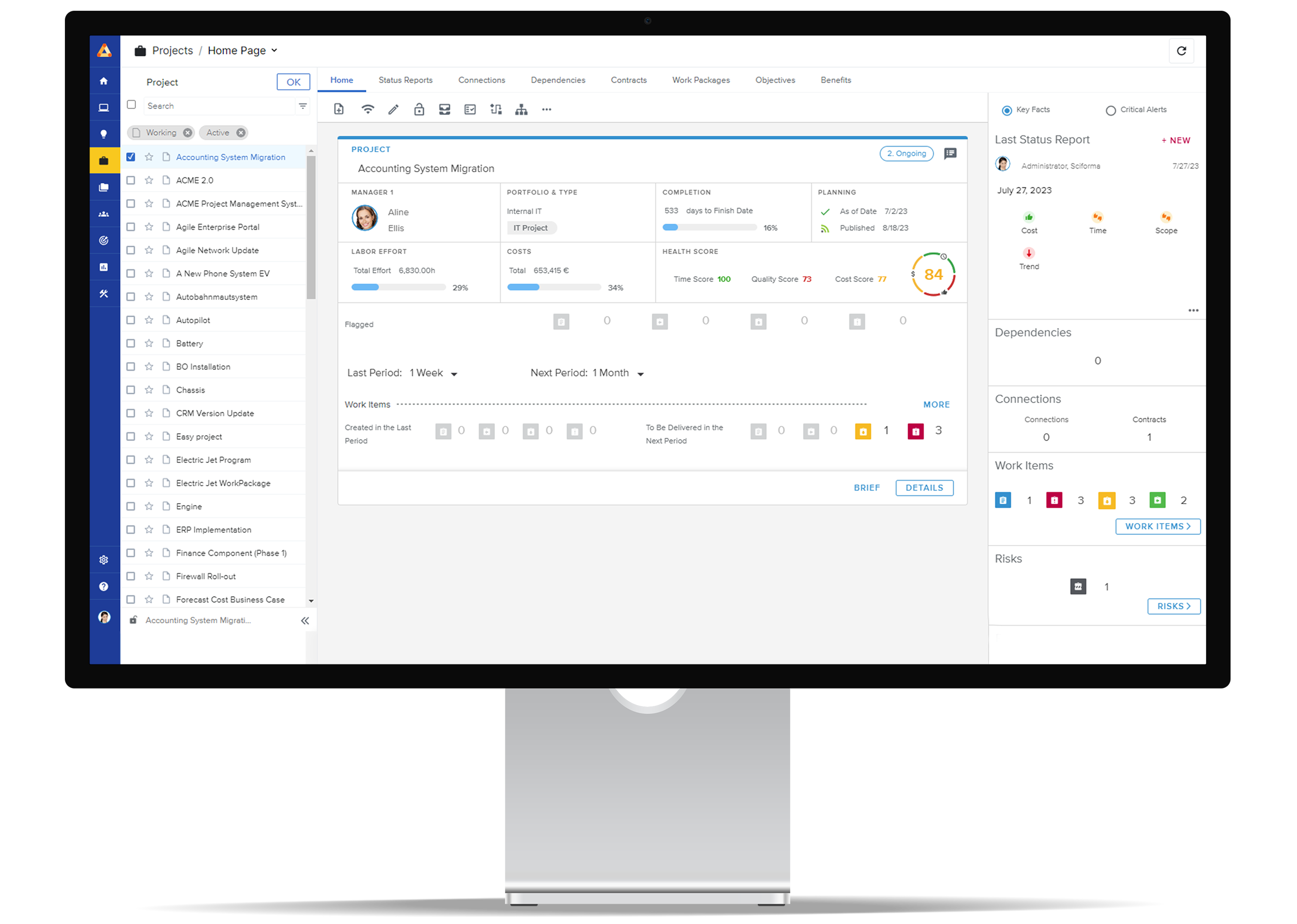 Planview Vantage (formerly Sciforma)